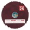Dark Red Suede Mat Board for 20x20 Frames - Circle Opening for 6x6 Photos